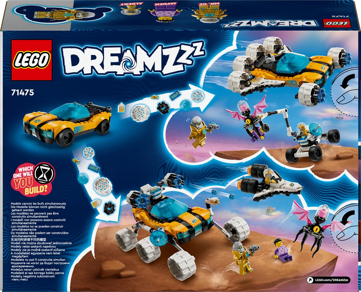 71475 Lego® Dreamzzz Hr Ozi kosmoseauto hind ja info | Klotsid ja konstruktorid | kaup24.ee