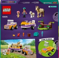 42634 Lego® Friends Hobuse ja poni haagis цена и информация | Конструкторы и кубики | kaup24.ee