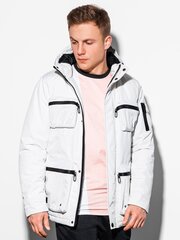 зимняя стеганая куртка c450 - белая цена и информация | Мужские куртки | kaup24.ee
