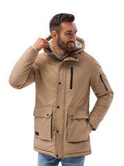 зимняя куртка c517 - бежевая цена и информация | Мужские куртки | kaup24.ee