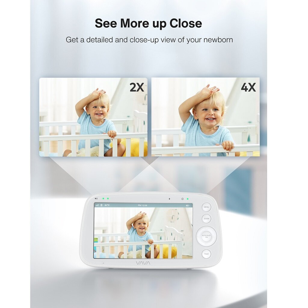 Mobiilne lapsehoidja jagatud ekraaniga Vava VA-IH009 hind ja info | Beebimonitorid | kaup24.ee
