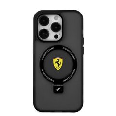 Ferrari Ring Stand MagSafe Case for iPhone 15 Pro Black hind ja info | Telefoni kaaned, ümbrised | kaup24.ee