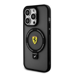 Ferrari Ring Stand MagSafe Case for iPhone 15 Pro Max Black цена и информация | Чехлы для телефонов | kaup24.ee