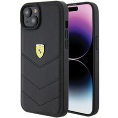 Ferrari FEHCP15MRDUK iPhone 15 Plus 6.7" czarny|black hardcase Quilted Metal Logo цена и информация | Чехлы для телефонов | kaup24.ee