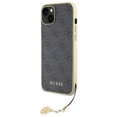 Guess GUHCP15MGF4GGR iPhone 15 Plus 6.7" szary|grey hardcase 4G Charms Collection цена и информация | Чехлы для телефонов | kaup24.ee