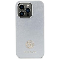 Guess GUHCP15SPS4DGPS iPhone 15 6.1" srebrny|silver hardcase Strass Metal Logo цена и информация | Чехлы для телефонов | kaup24.ee