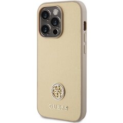 Guess GUHCP15MPS4DGPD iPhone 15 Plus 6.7" złoty|gold hardcase Strass Metal Logo цена и информация | Чехлы для телефонов | kaup24.ee