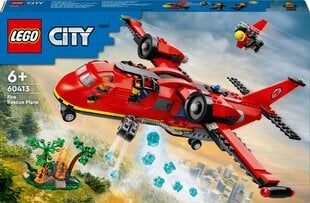 60413 Lego® City tuletõrjelennuk цена и информация | Конструкторы и кубики | kaup24.ee