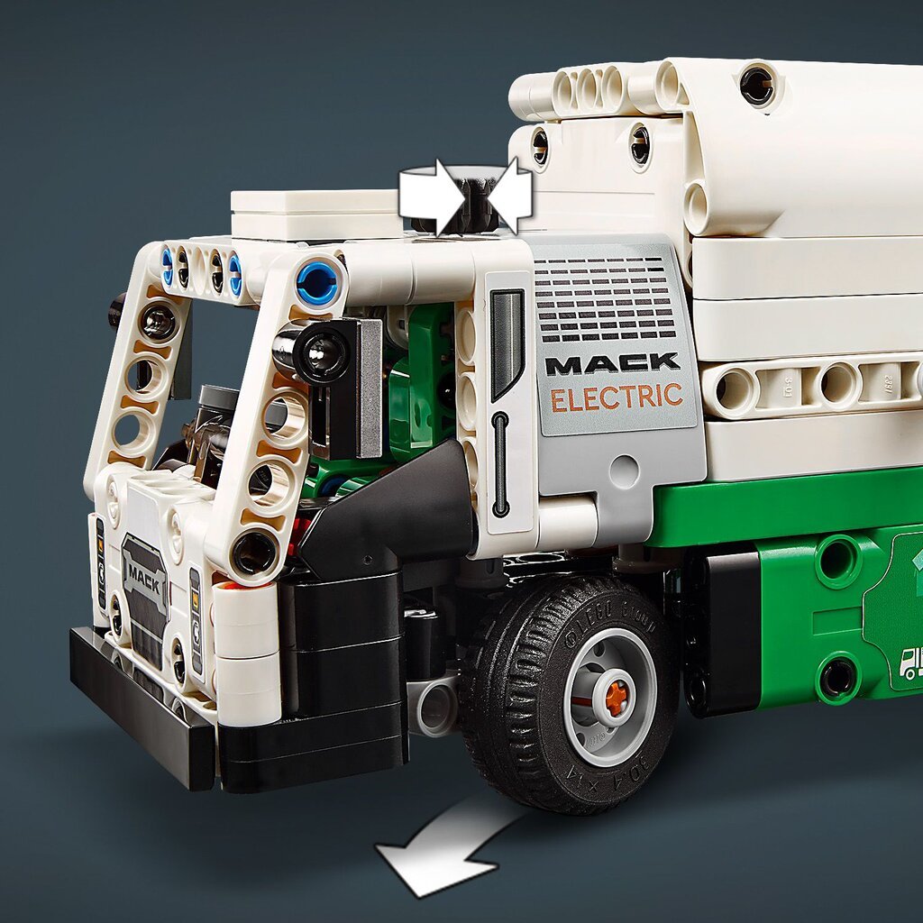 42167 Lego® Technic prügiauto „Mack® LR Electric“ цена и информация | Klotsid ja konstruktorid | kaup24.ee