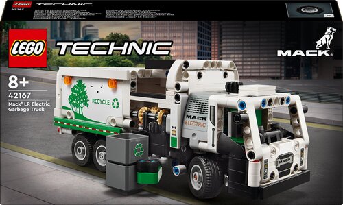 42167 Lego® Technic prügiauto „Mack® LR Electric“ hind ja info | Klotsid ja konstruktorid | kaup24.ee