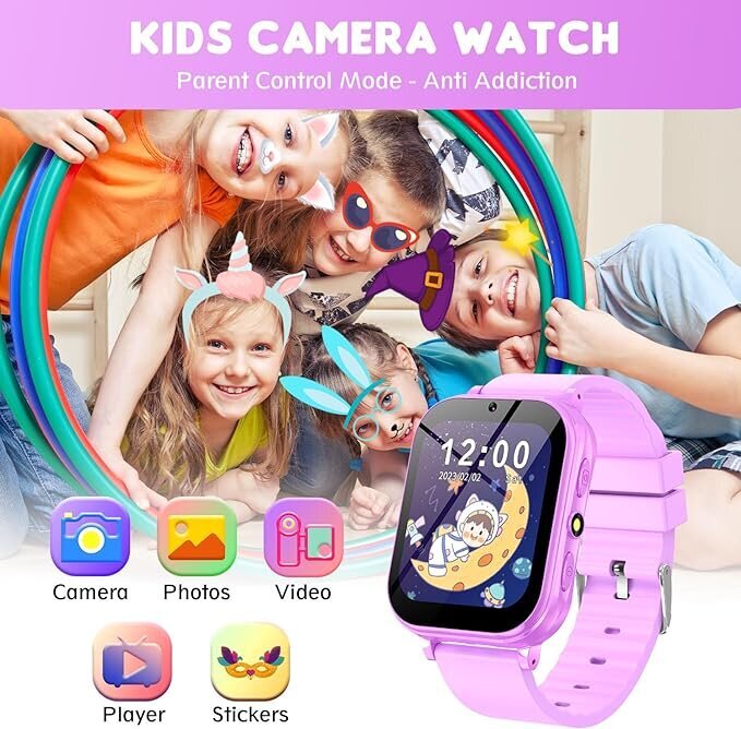 Happyjoe Qamano Purple + Games цена и информация | Nutikellad (smartwatch) | kaup24.ee