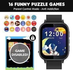 Happyjoe Qamano Black + Games цена и информация | Смарт-часы (smartwatch) | kaup24.ee