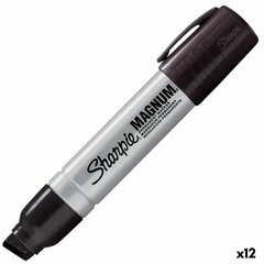 Постоянный маркер Sharpie Magnum Pro 14,8 mm Чёрный 12 штук цена и информация | Письменные принадлежности | kaup24.ee