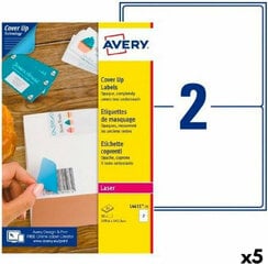 Kleepsildid Avery, valge, 25 lehte hind ja info | Kirjatarbed | kaup24.ee