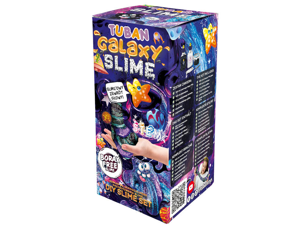 Limakomplekt Tuban Super Slime Galaxy цена и информация | Kunstitarbed, voolimise tarvikud | kaup24.ee