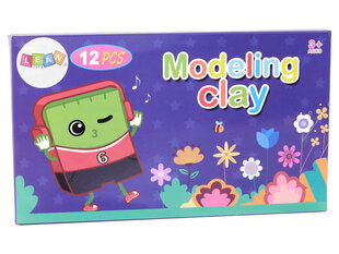 Mudelikomplekt Lean Toys, 12 tk hind ja info | Kunstitarbed, voolimise tarvikud | kaup24.ee