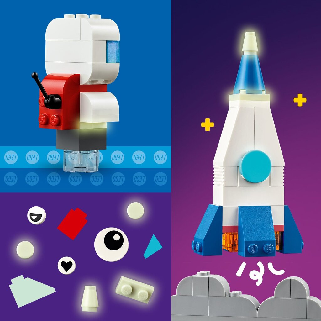 11037 Lego® Classic Loominguline kosmoseplaneet hind ja info | Klotsid ja konstruktorid | kaup24.ee