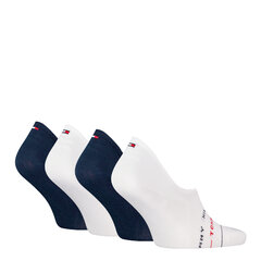 Tommy Hilfiger meeste sokid 4pk kinkekarbis, valge-must цена и информация | Мужские носки | kaup24.ee