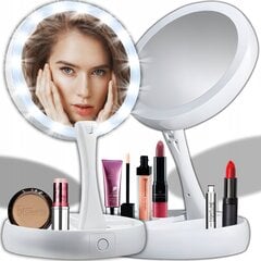 Kokkupandav kosmeetiline peegel LED valgustusega hind ja info | Meigikotid, lauapeeglid | kaup24.ee