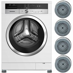 Антивибрационные резиновые накладки для стиральной машины, 4 шт цена и информация | Аксессуары для бытовой техники | kaup24.ee