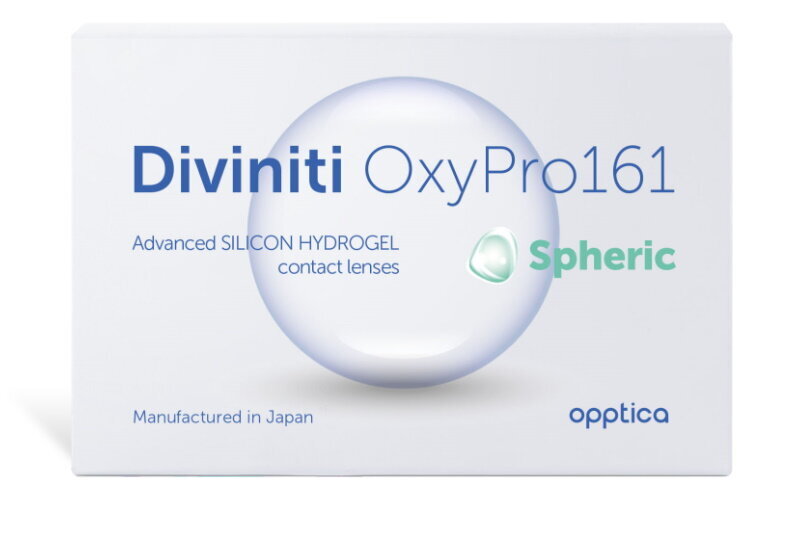 Igakuised Kontaktläätsed Diviniti OxyPro161 R8.30 D14.0, 6 Läätse hind ja info | Kontaktläätsed | kaup24.ee