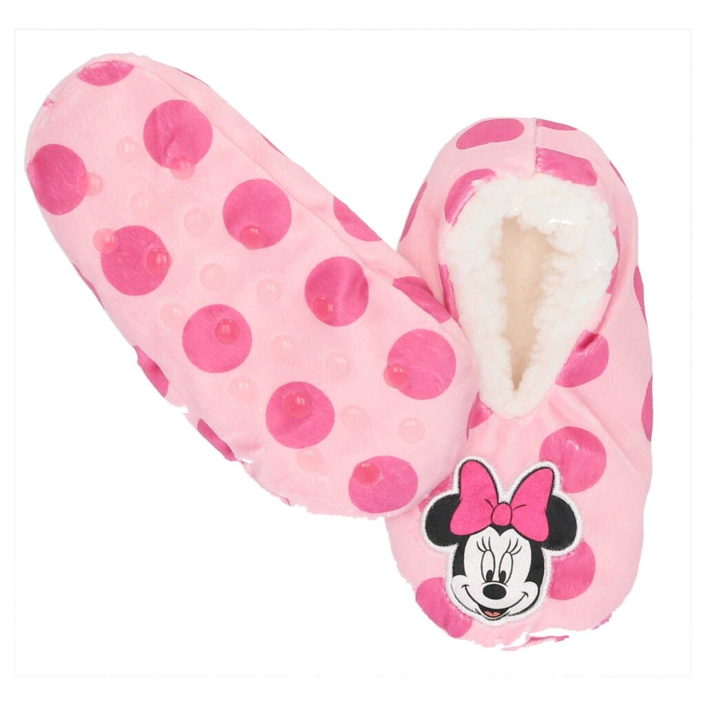 Minnie Mouse soojad sussid tüdrukutele цена и информация | Laste sussid ja plätud | kaup24.ee