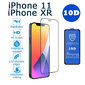 Kaitseklaas 10D PRO+ 9H Tempered Glass Screen Protector, Apple iPhone 11 / XR, must цена и информация | Ekraani kaitsekiled | kaup24.ee