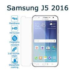 Защитное стекло PRO+ 9H Tempered Glass Screen Protector (1pcs pack) для Samsung Galaxy J5 (2016) цена и информация | Защитные пленки для телефонов | kaup24.ee