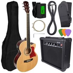 Комплект электроакустической гитары NN EAG Natural цена и информация | Гитары | kaup24.ee