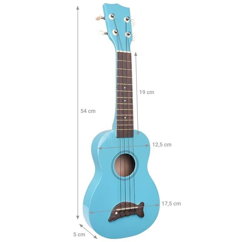 Ukulele NN UD 01, sinine hind ja info | Kitarrid | kaup24.ee