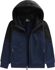 JACKETOWN детский пуловер с капюшоном, сине-черный цена и информация | Свитеры, жилетки, пиджаки для мальчиков | kaup24.ee