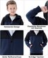 JACKETOWN kapuutsiga laste pullover, sini-must hind ja info | Poiste kampsunid, vestid ja jakid | kaup24.ee