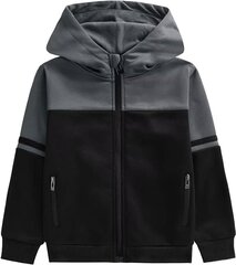 JACKETOWN kapuutsiga laste pullover, must-hall цена и информация | Свитеры, жилетки, пиджаки для мальчиков | kaup24.ee