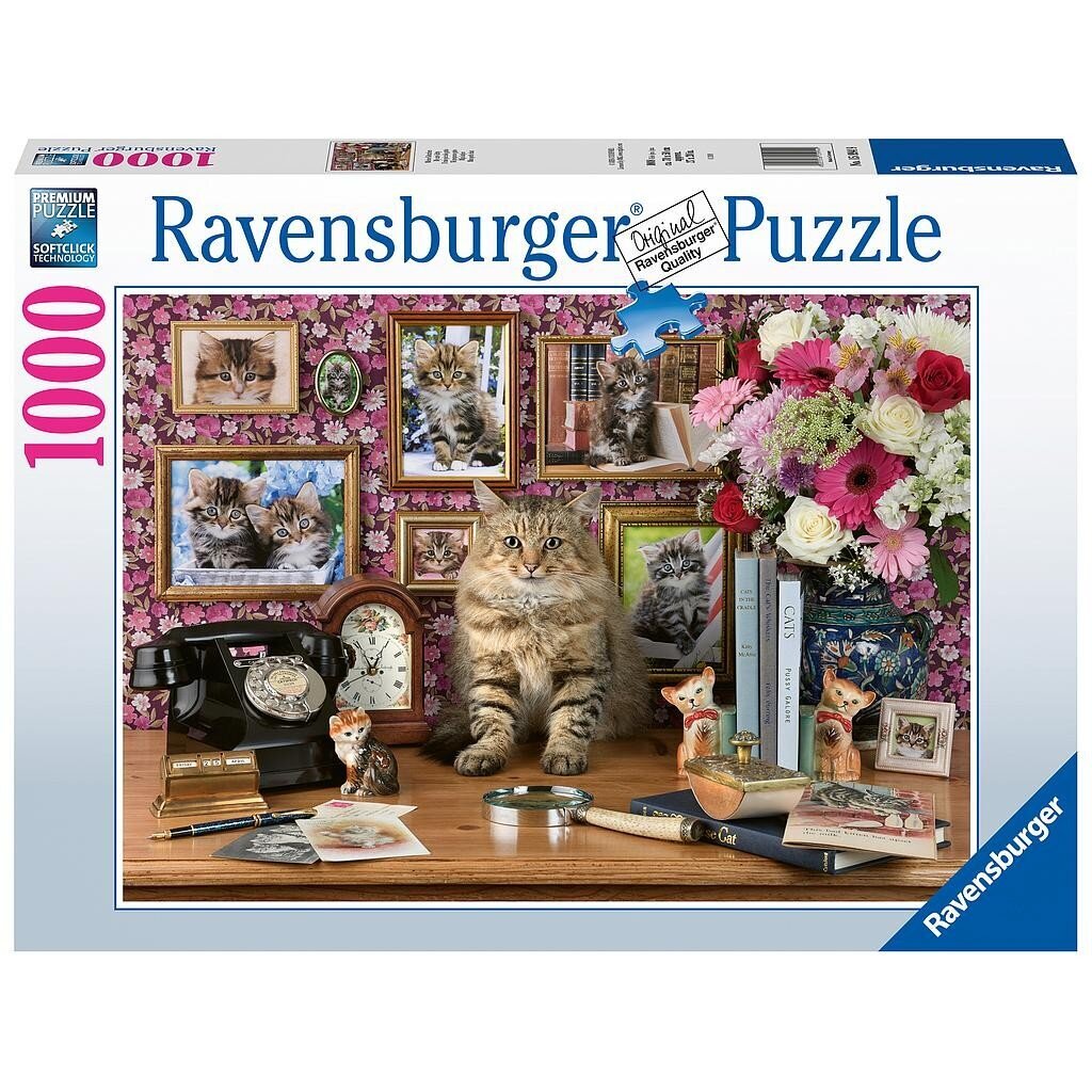 Pusle Ravensburger, 1000 tk Armas kiisu hind ja info | Pusled | kaup24.ee