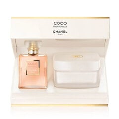 Kinkekomplekt Chanel Coco Mademoiselle naistele: niisutav kehakreem, 150 g + tualettvesi Coco Mademoiselle EDT, 50 ml hind ja info | Naiste parfüümid | kaup24.ee