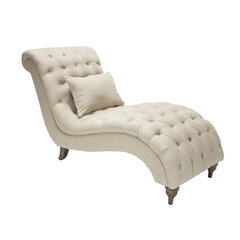 Кресло - лежак Watson, кремовое цена и информация | Кресла в гостиную | kaup24.ee