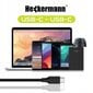 Heckermann USB-C - USB-C, 2 m цена и информация | Kaablid ja juhtmed | kaup24.ee