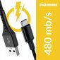 Heckermann USB - USB-C, 2 m hind ja info | Kaablid ja juhtmed | kaup24.ee
