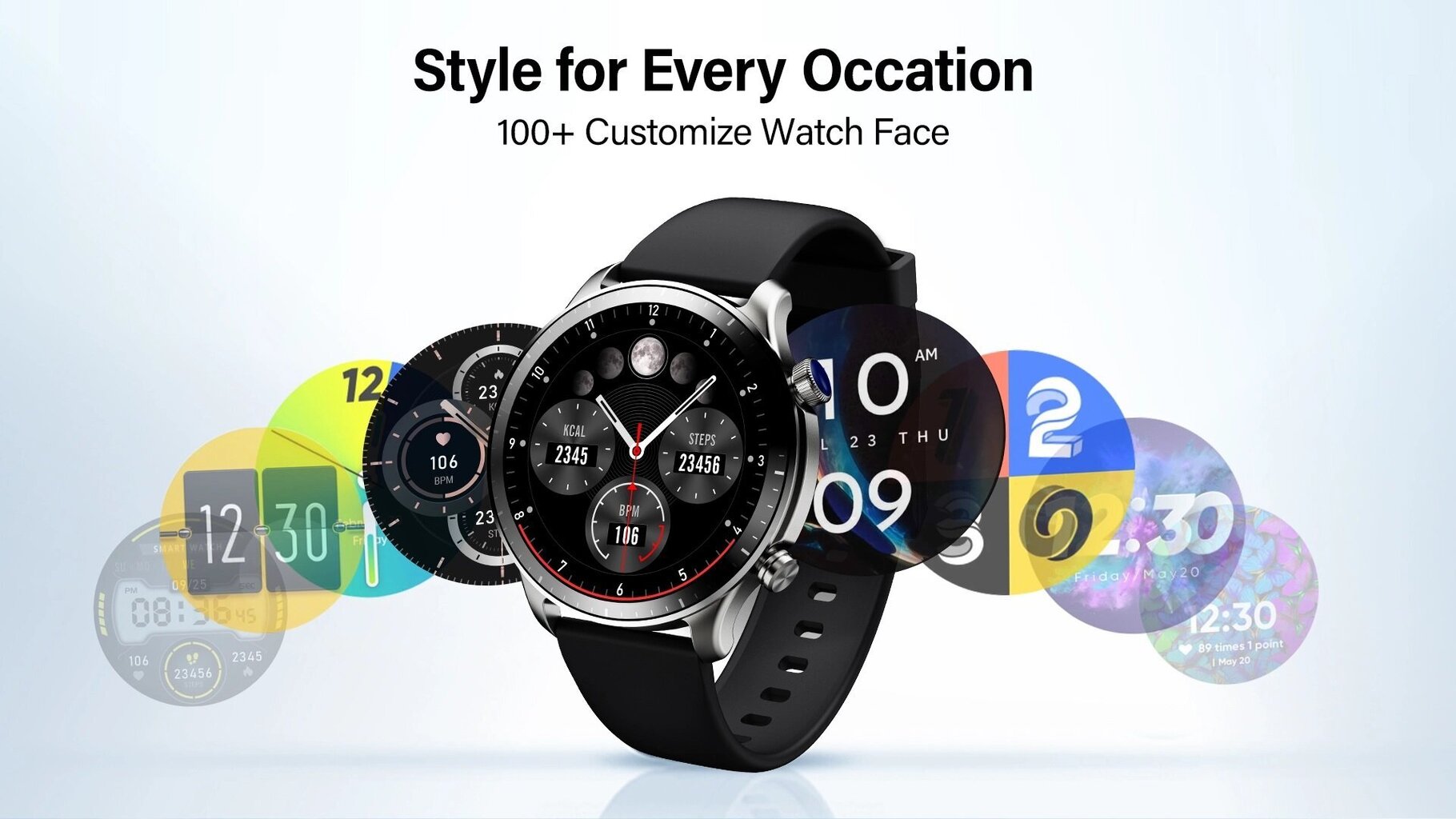 Riversong smartwatch Motive 9 Pro space gray SW901 цена и информация | Nutikellad (smartwatch) | kaup24.ee