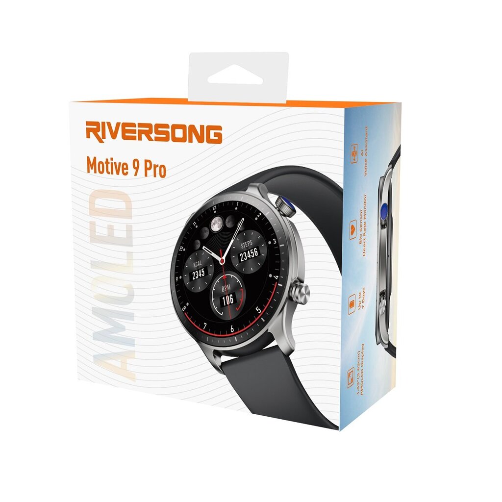 Riversong smartwatch Motive 9 Pro space gray SW901 hind ja info | Nutikellad (smartwatch) | kaup24.ee