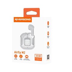 Riversong Bluetooth ausinės AirFly M2 TWS baltos EA233 цена и информация | Наушники | kaup24.ee