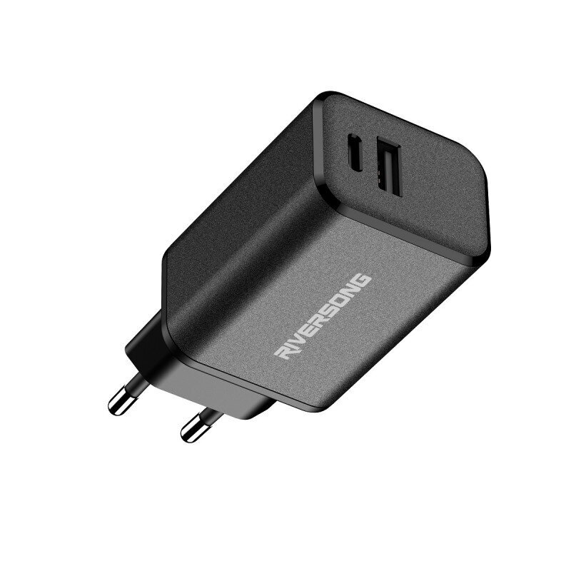 Riversong PowerKub G65 65W 1x USB 1x USB-C, AD96-EU hind ja info | Mobiiltelefonide laadijad | kaup24.ee