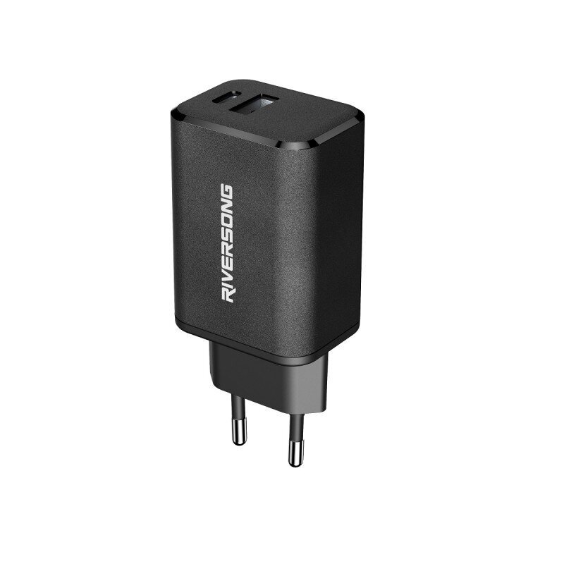Riversong PowerKub G65 65W 1x USB 1x USB-C, AD96-EU цена и информация | Mobiiltelefonide laadijad | kaup24.ee