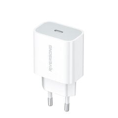 Riversong sieninis įkroviklis PowerKub 20 1x USB-C 20W baltas AD75 цена и информация | Зарядные устройства для телефонов | kaup24.ee