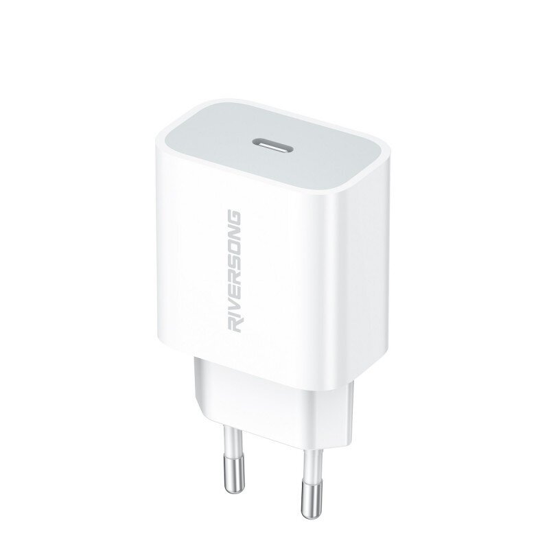 Riversong PowerKub 20 1x USB-C 20W, AD75 hind ja info | Mobiiltelefonide laadijad | kaup24.ee