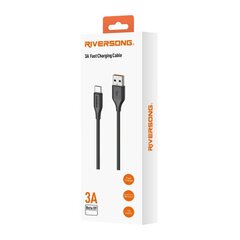 Riversong Beta 09 USB - USB-C 1,0m 3A, CT85 hind ja info | Mobiiltelefonide kaablid | kaup24.ee