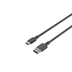 Riversong kabelis Zeta USB - USB-C 1,0m 2,4A juodas CT118 цена и информация | Кабели для телефонов | kaup24.ee