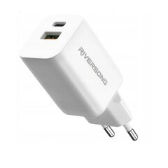 Riversong SafeKub D6 1x USB 1x USB-C 30W, AD28 hind ja info | Mobiiltelefonide laadijad | kaup24.ee