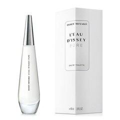 Tualettvesi Issey Miyake L'Eau d'Issey Pure EDT naistele 90 ml цена и информация | Женские духи | kaup24.ee