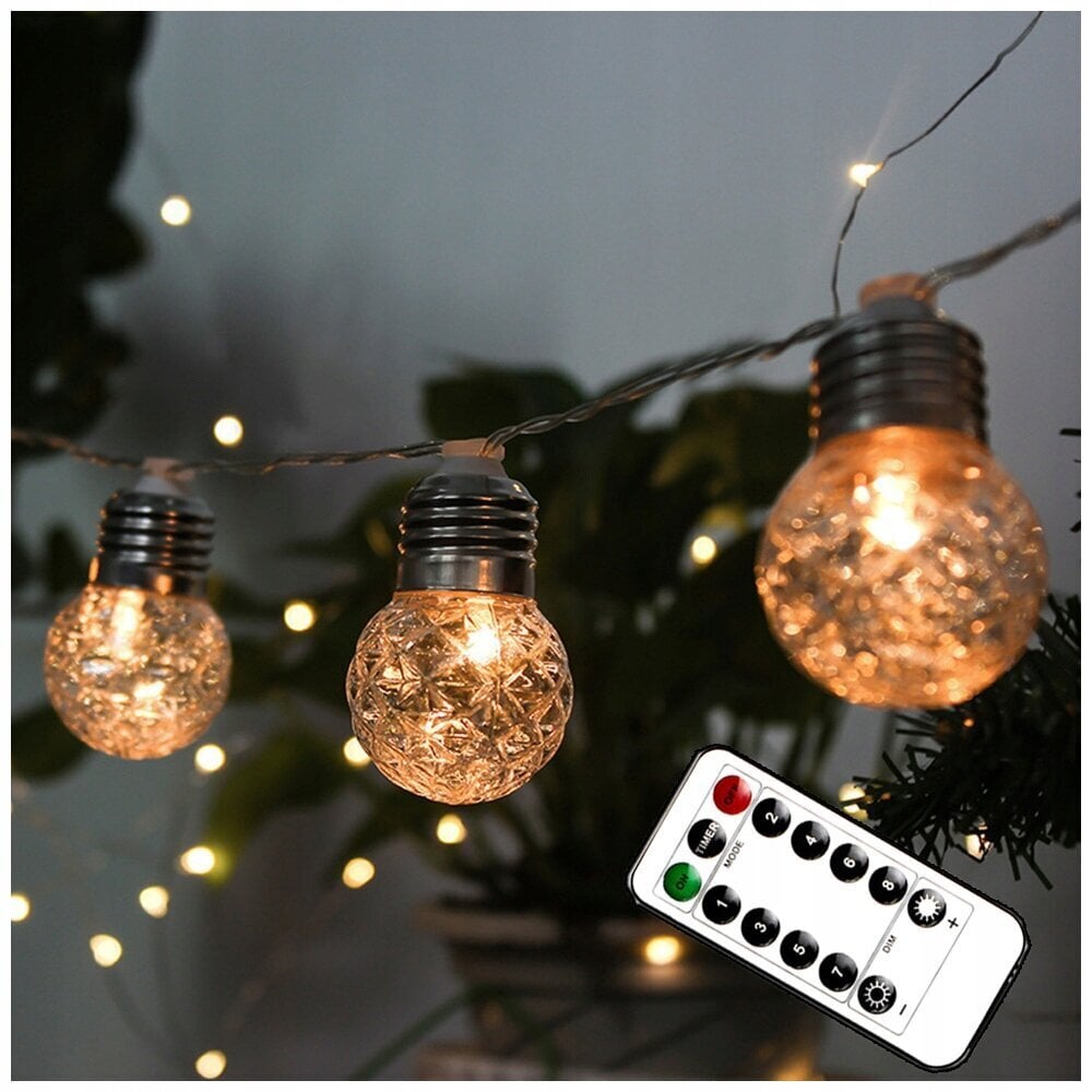 Jõuluvann, 20 LED-i, 6 aastat vana цена и информация | Jõulutuled | kaup24.ee